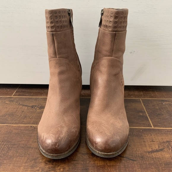 Geox brown leather boots - Picture 1 of 4